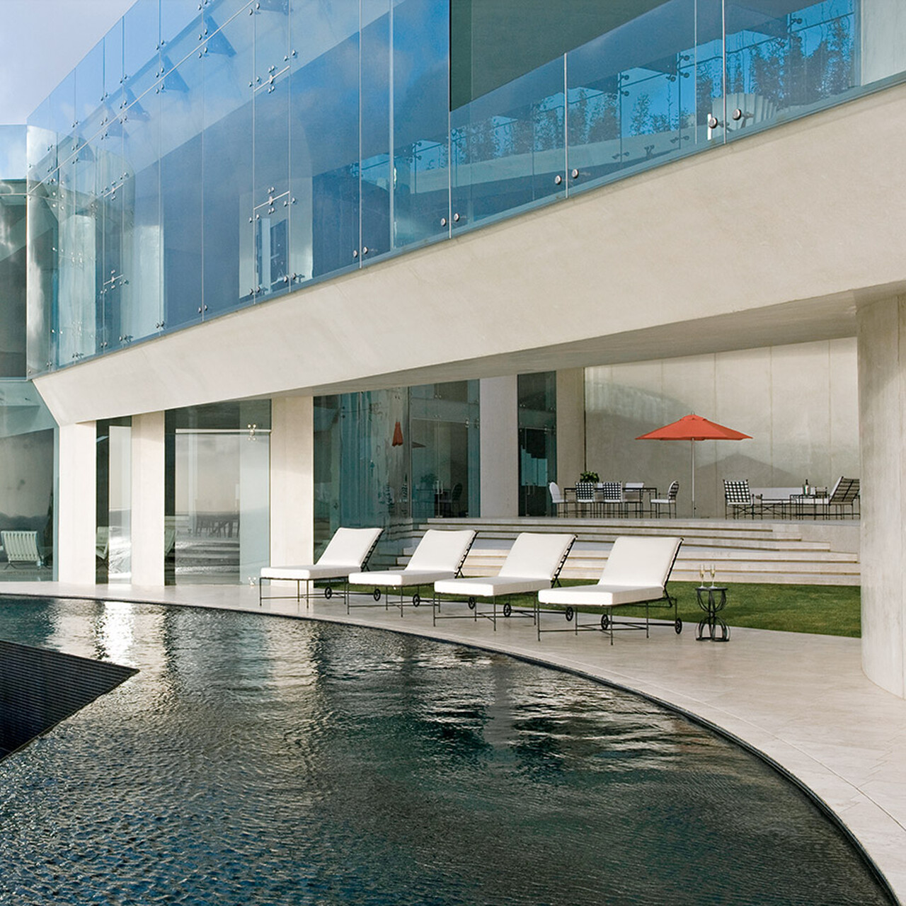 hotel pool lounge chair