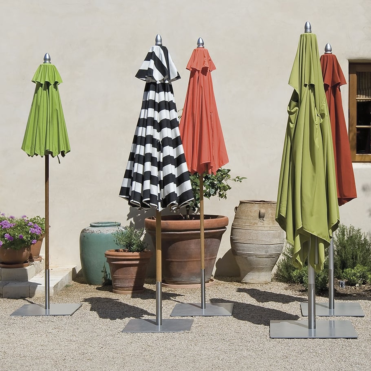 outdoor umbrella options