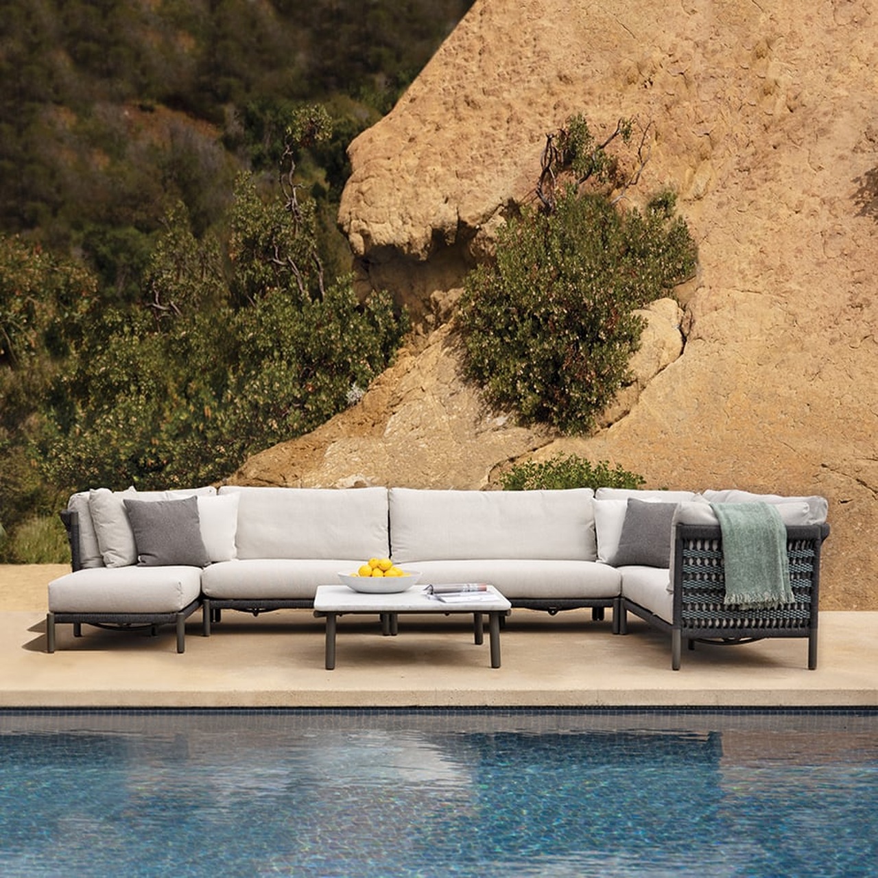 poolside sofa
