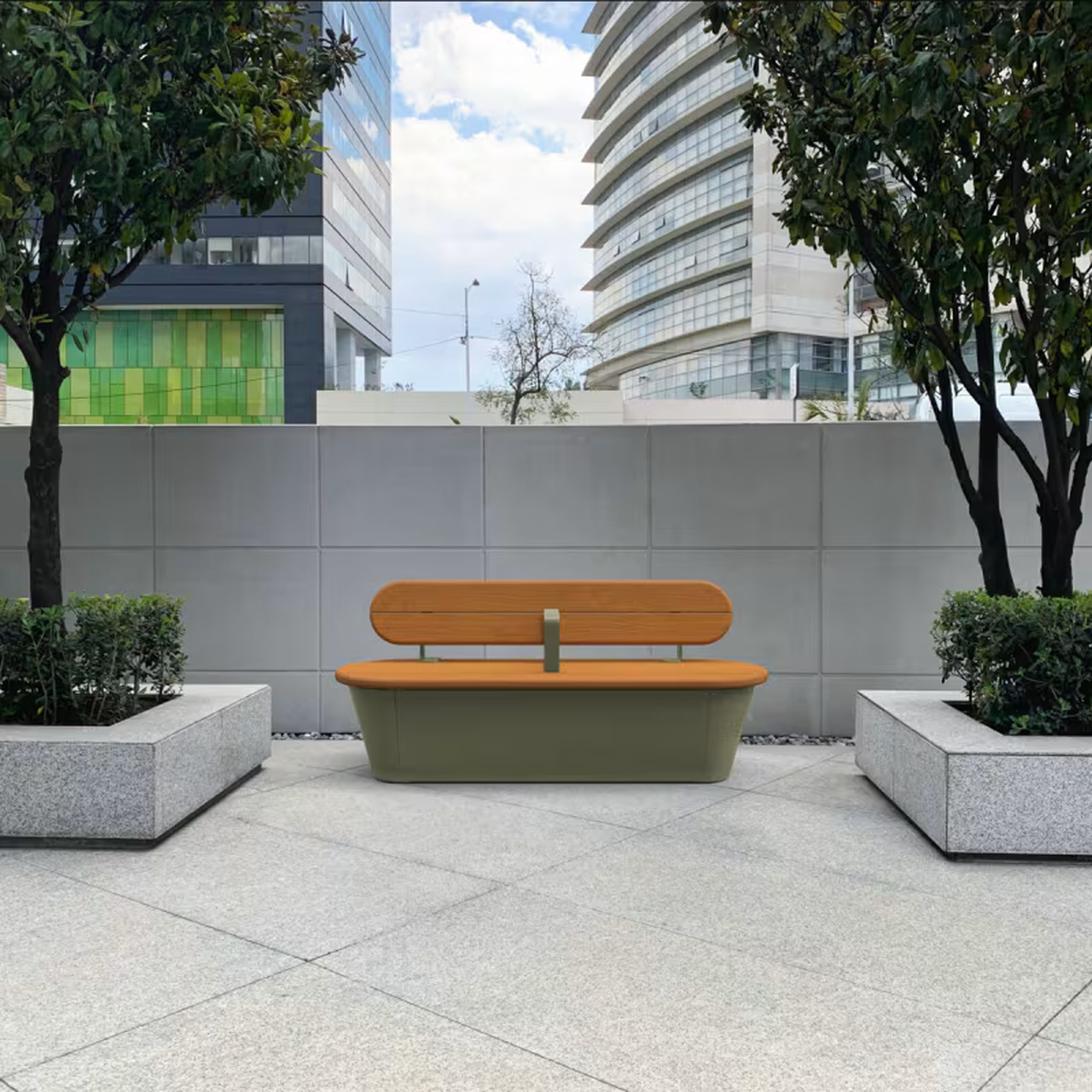 outdoor bench 2