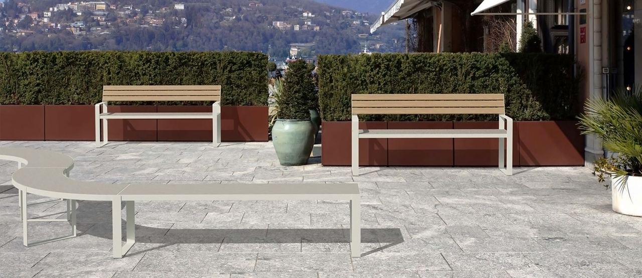 outdoor bench