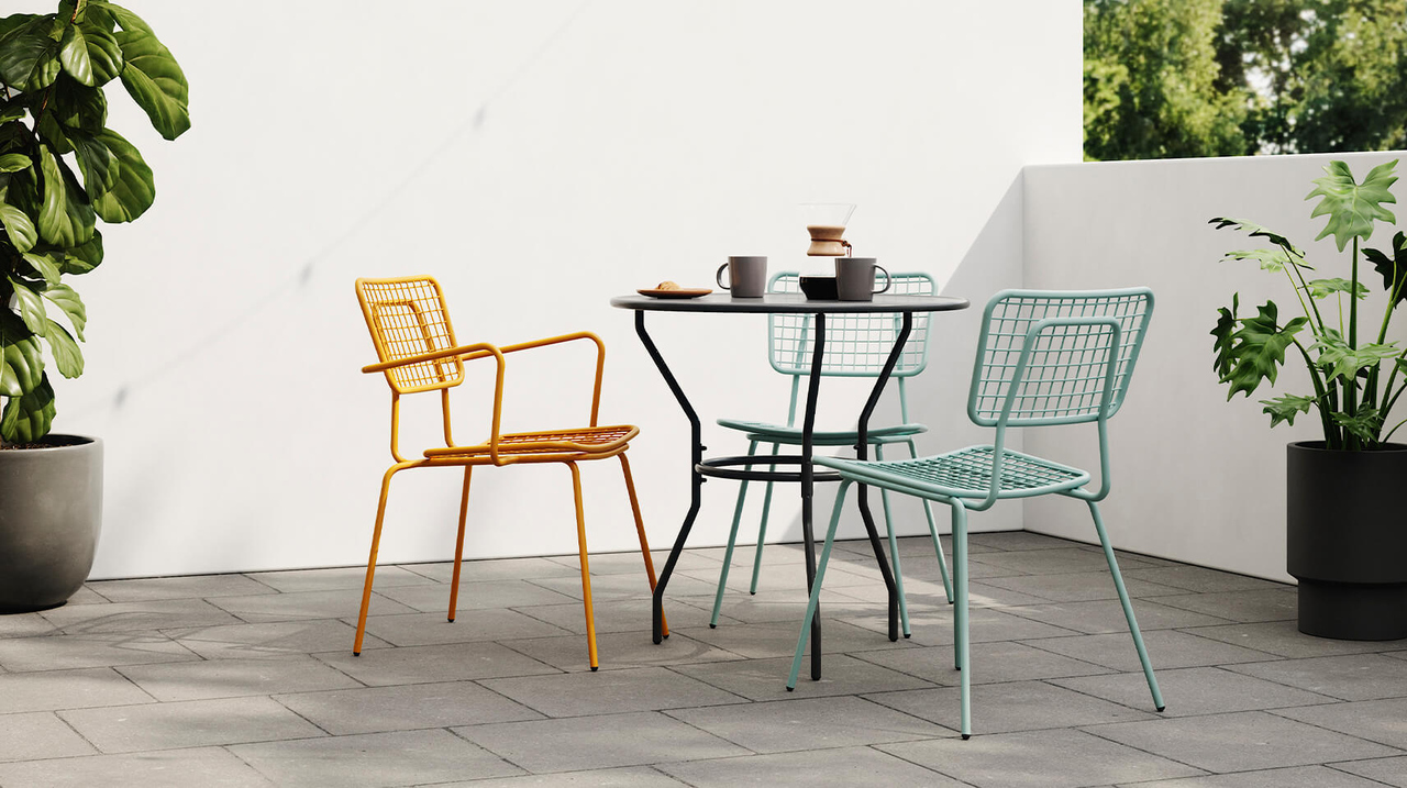 outdoor cafe table