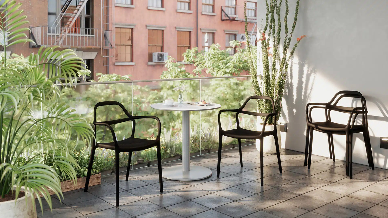 outdoor cafe table