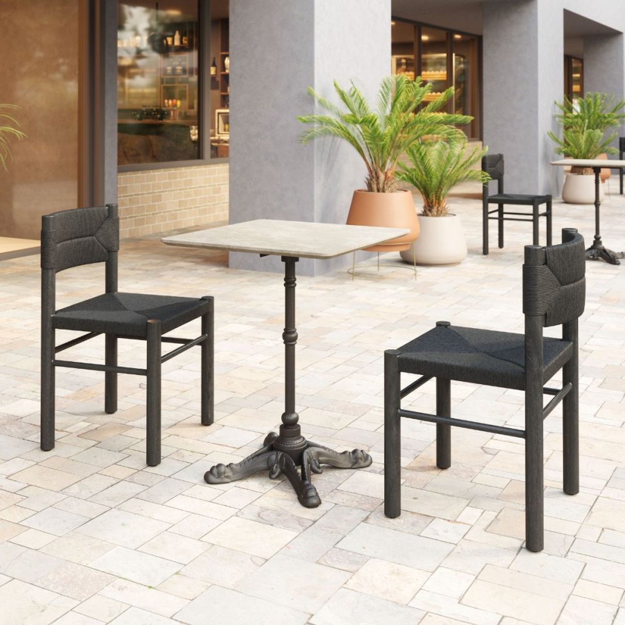 outdoor cafe table