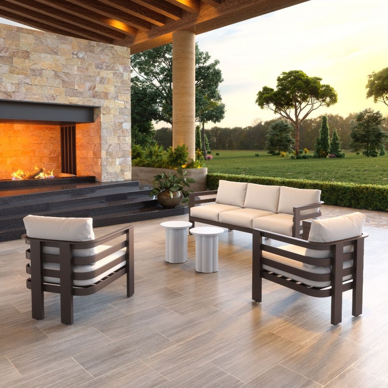 outdoor lounge