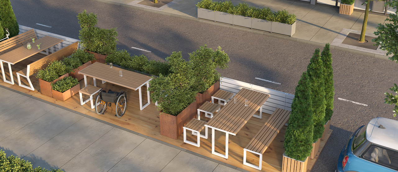 outdoor picnic table