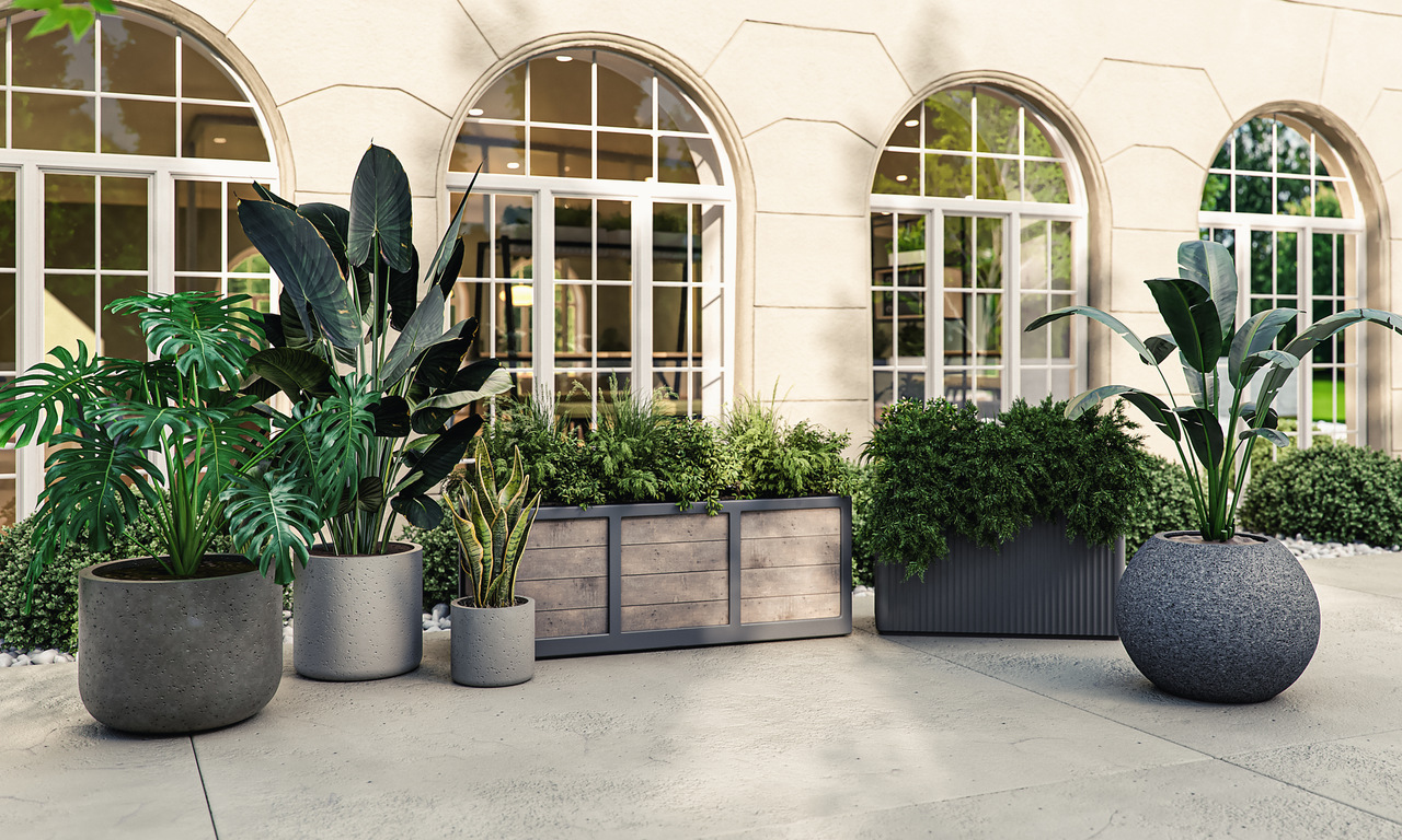 outdoor planters