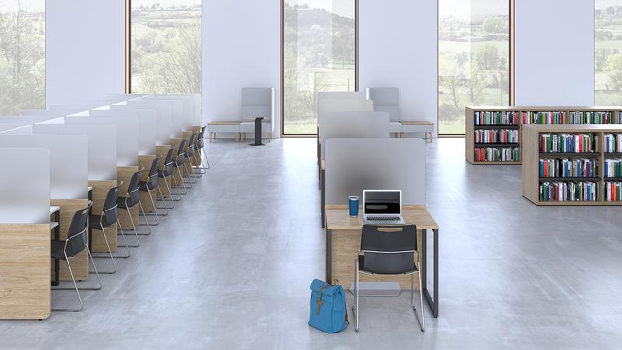 computer lab and library