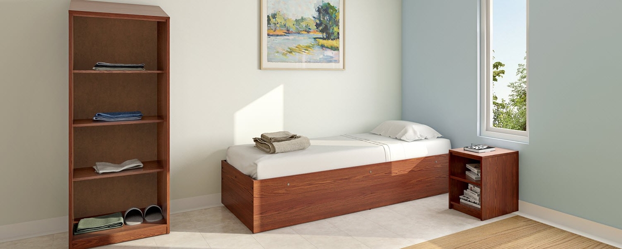 wood dorm furniture