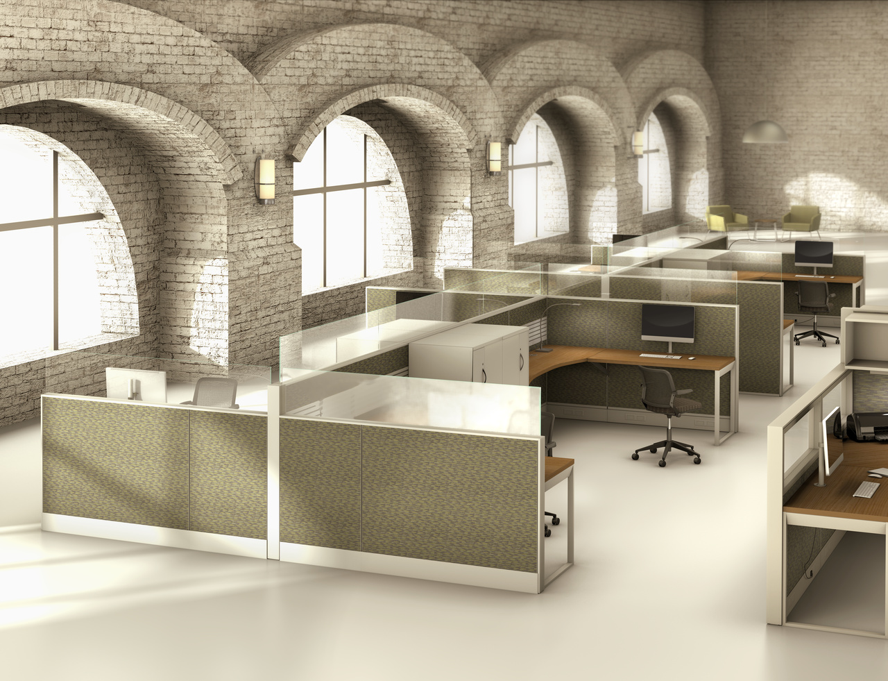 office cubicles