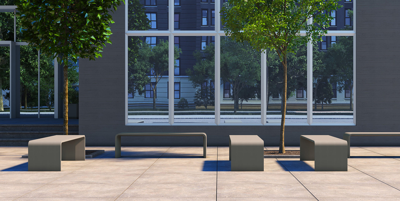 outdoor benches