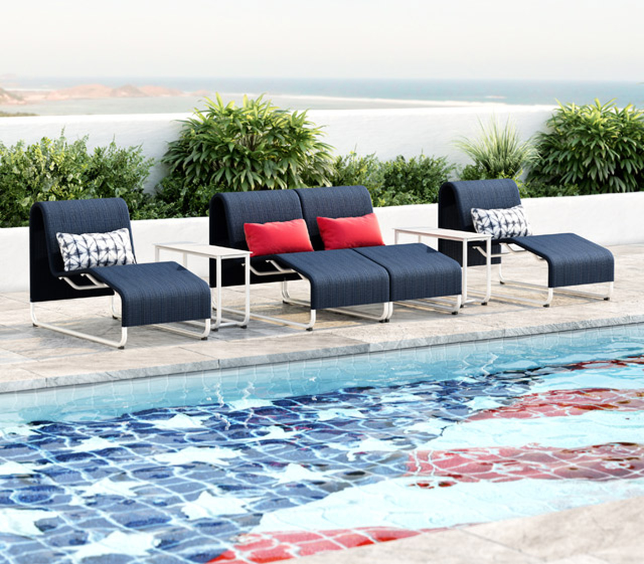 poolside lounge chairs