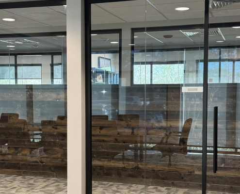 glass doors